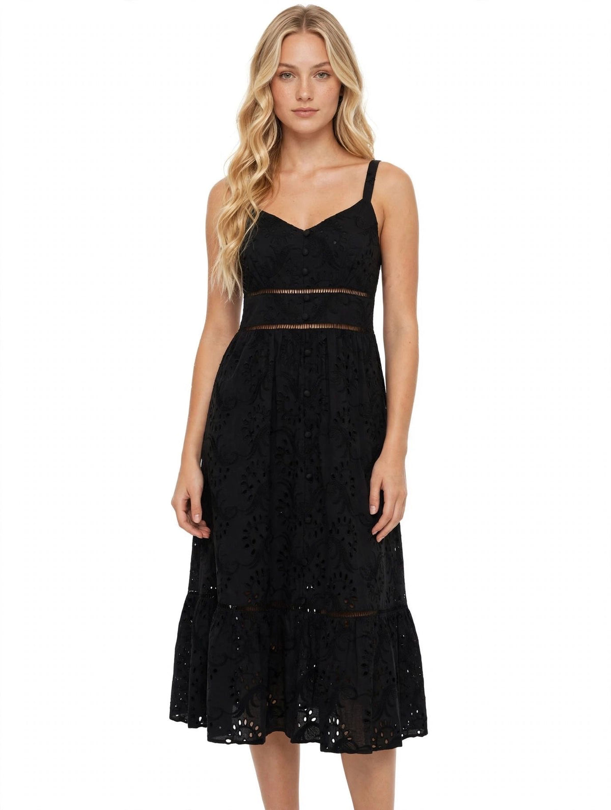 Schwarzes Sommerkleid für Damen – Leichtes und Elegantes Kleid