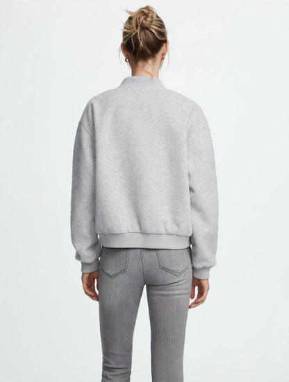 Sportliche LASCANA / Madewell Bomberjacke in Grau