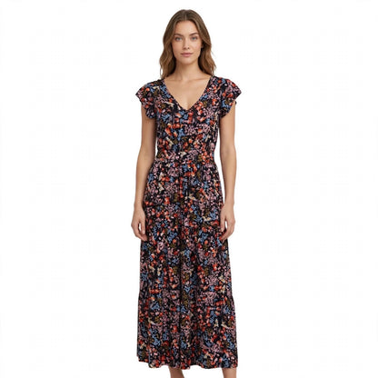 Maxikleid mit Blumenmuster