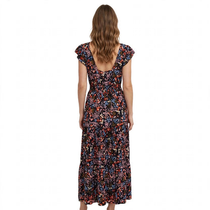 Maxikleid mit Blumenmuster